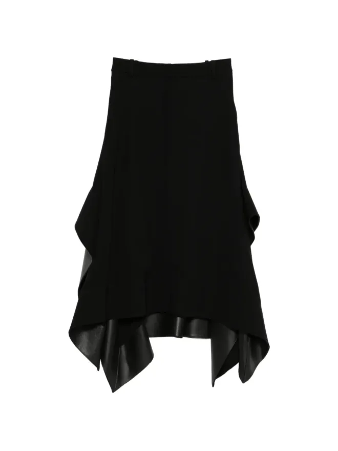 LOEWE LOEWE ベルトループ レザー細部 ミディスカートの商品画像