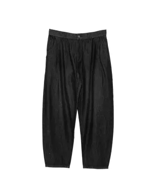 CROQUIS プリーツ入りリラックスフィットデニムパンツ - サムネイル1