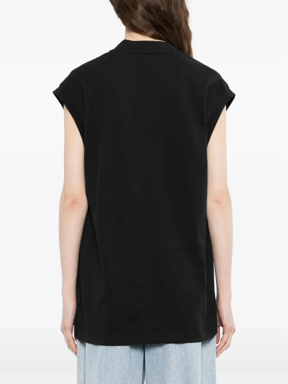 LESS ボウノットプリーツ ノースリーブ Tシャツ - 画像4
