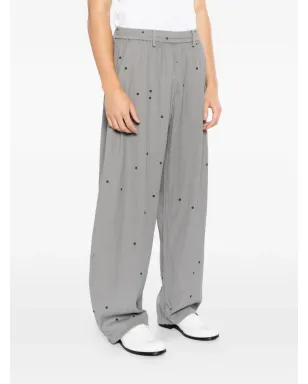 CROQUIS ポルカドットのルーズパンツ - Grey - サムネイル3