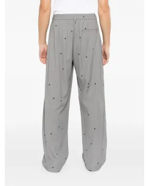 CROQUIS ポルカドットのルーズパンツ - Grey - サムネイル4