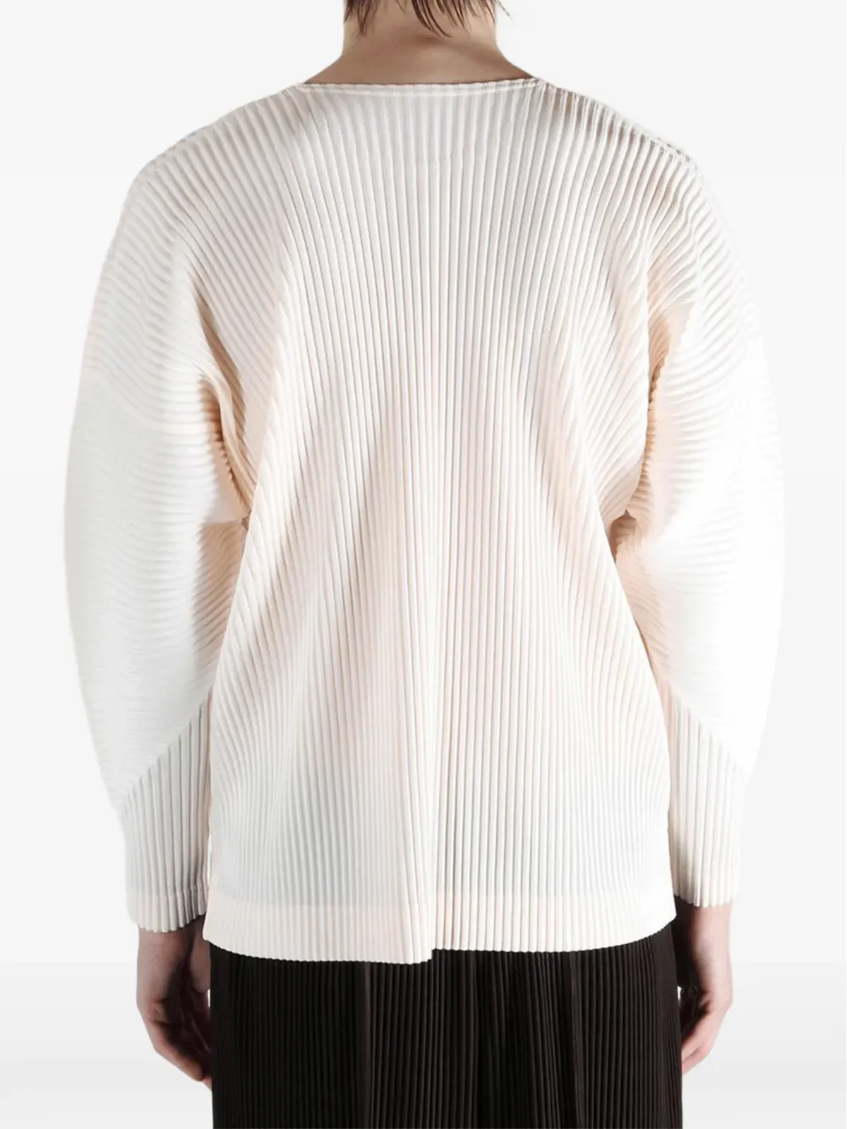 Homme Plissé Issey Miyake 今月のカラー 1月 プリーツ入りクルーネックトップ - 画像5