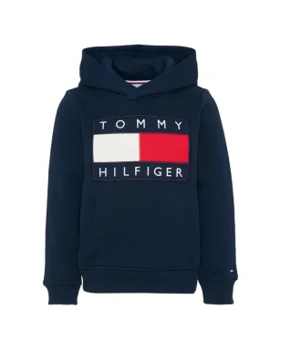 Tommy Hilfiger Junior ヘリテージ・フラグ フーディ - サムネイル1