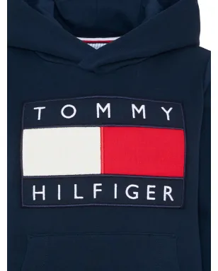 Tommy Hilfiger Junior ヘリテージ・フラグ フーディ - サムネイル3