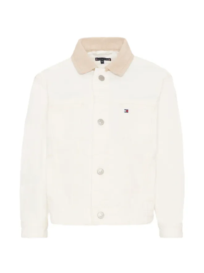 Tommy Hilfiger Junior Tommy Hilfiger Junior ロゴ入りコットンジャケットの商品画像
