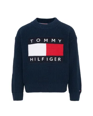 Tommy Hilfiger Junior ヘリテージフラグ ニットセーター - サムネイル1