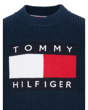 Tommy Hilfiger Junior ヘリテージフラグ ニットセーター - サムネイル3