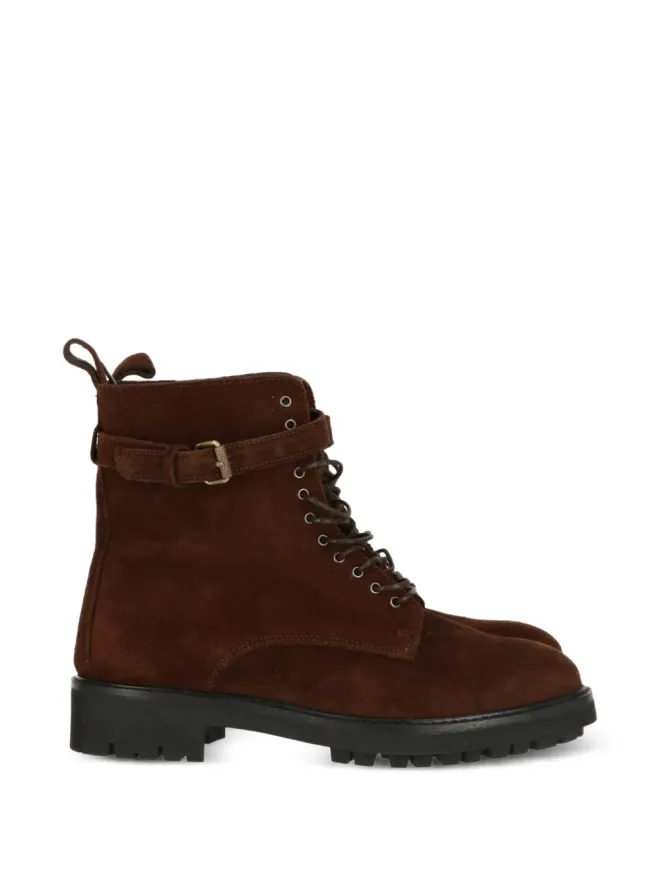 Belstaff Belstaff バックルディテール レースアップ ブーツの商品画像