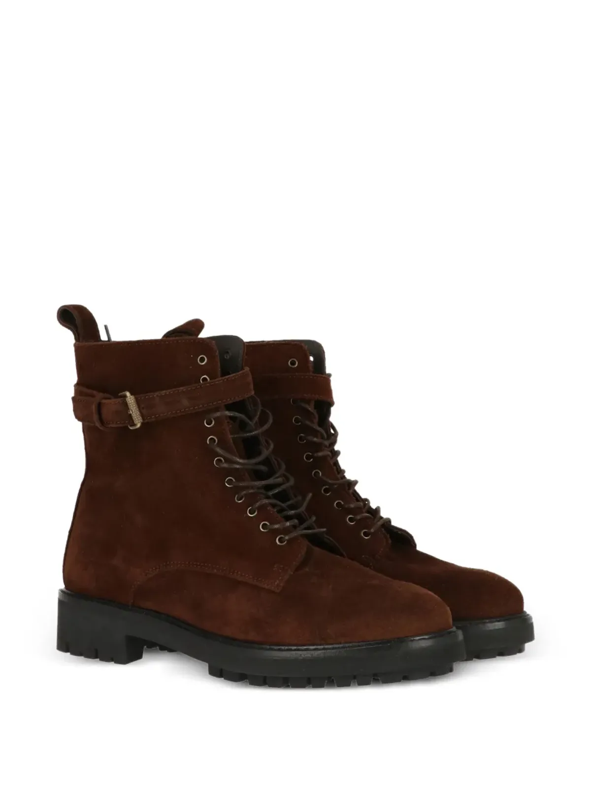 Belstaff バックルディテール レースアップ ブーツ - 画像2