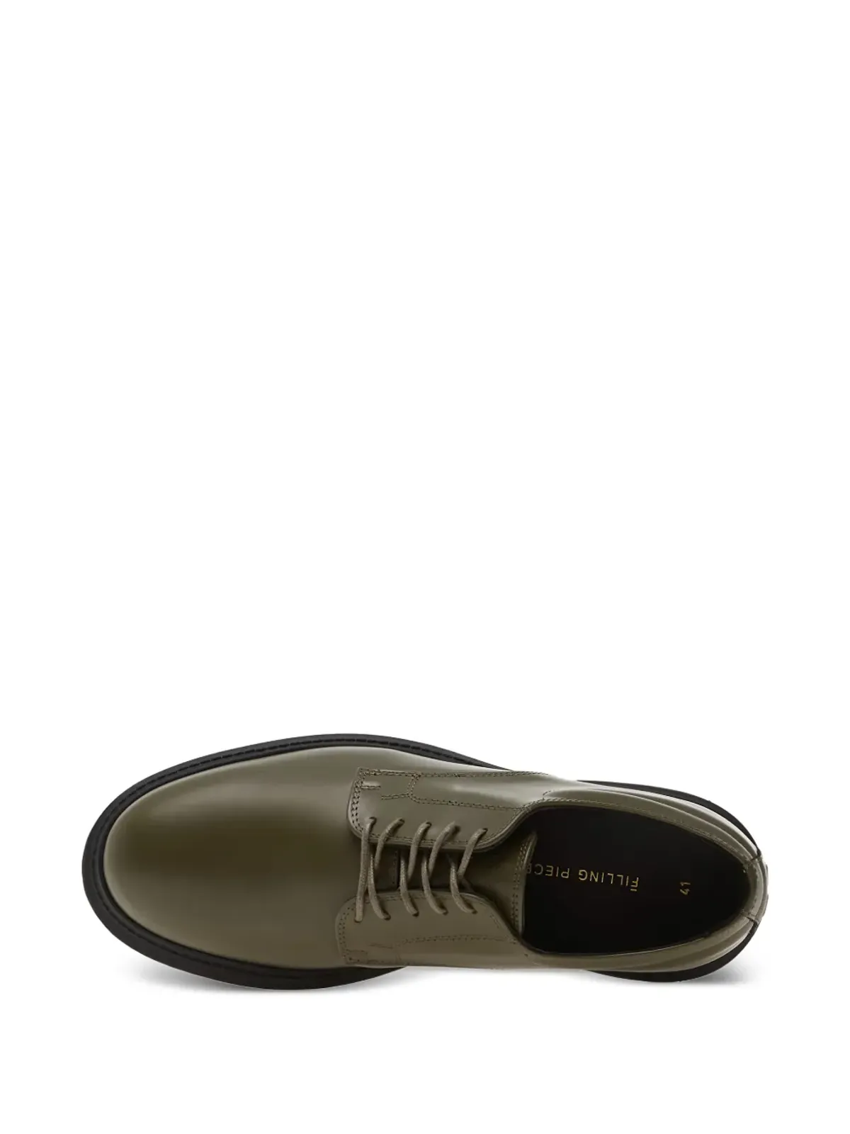 Filling Pieces Clean Derby trainers - Green - 画像4