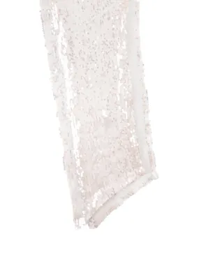 MANURÍ Pixie sequin-embellished headscarf - Neutrals - サムネイル2