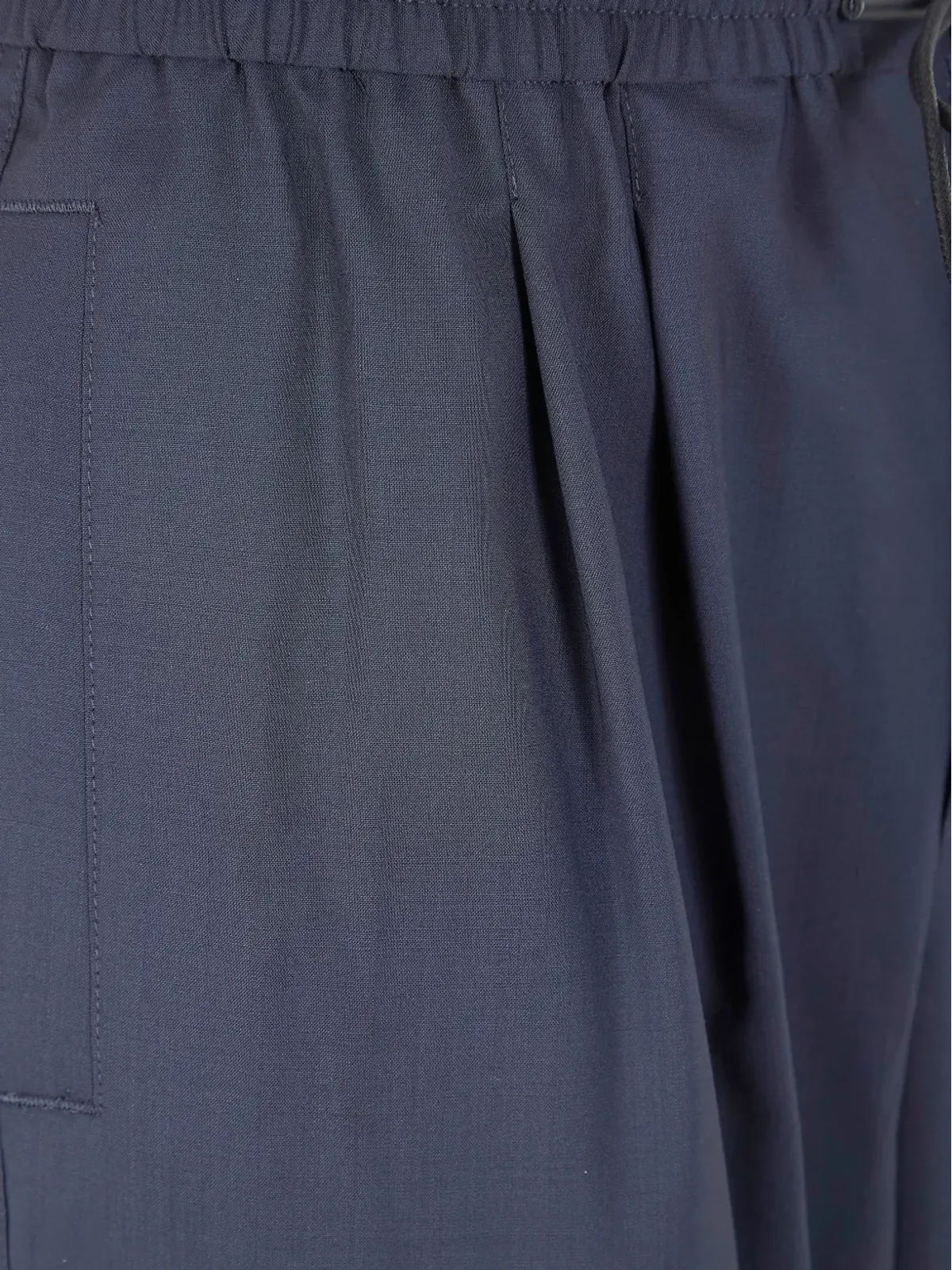 PT Torino ドローコード付きプリーツパンツ - Blue - 画像3