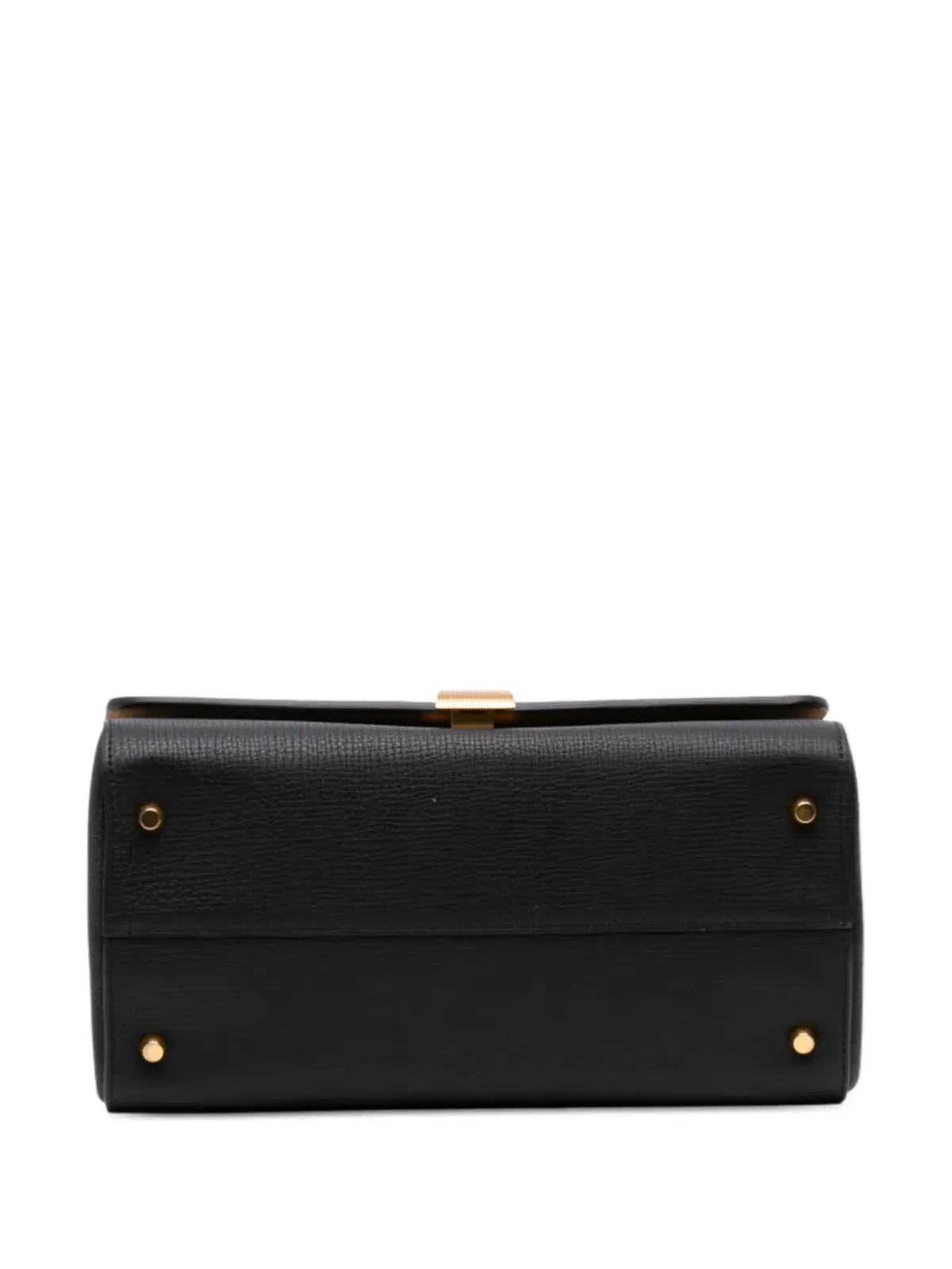 Bottega Veneta Pre-Owned グレインドカーフスキン BV アングル ショルダーバッグ - ブラック - 画像4