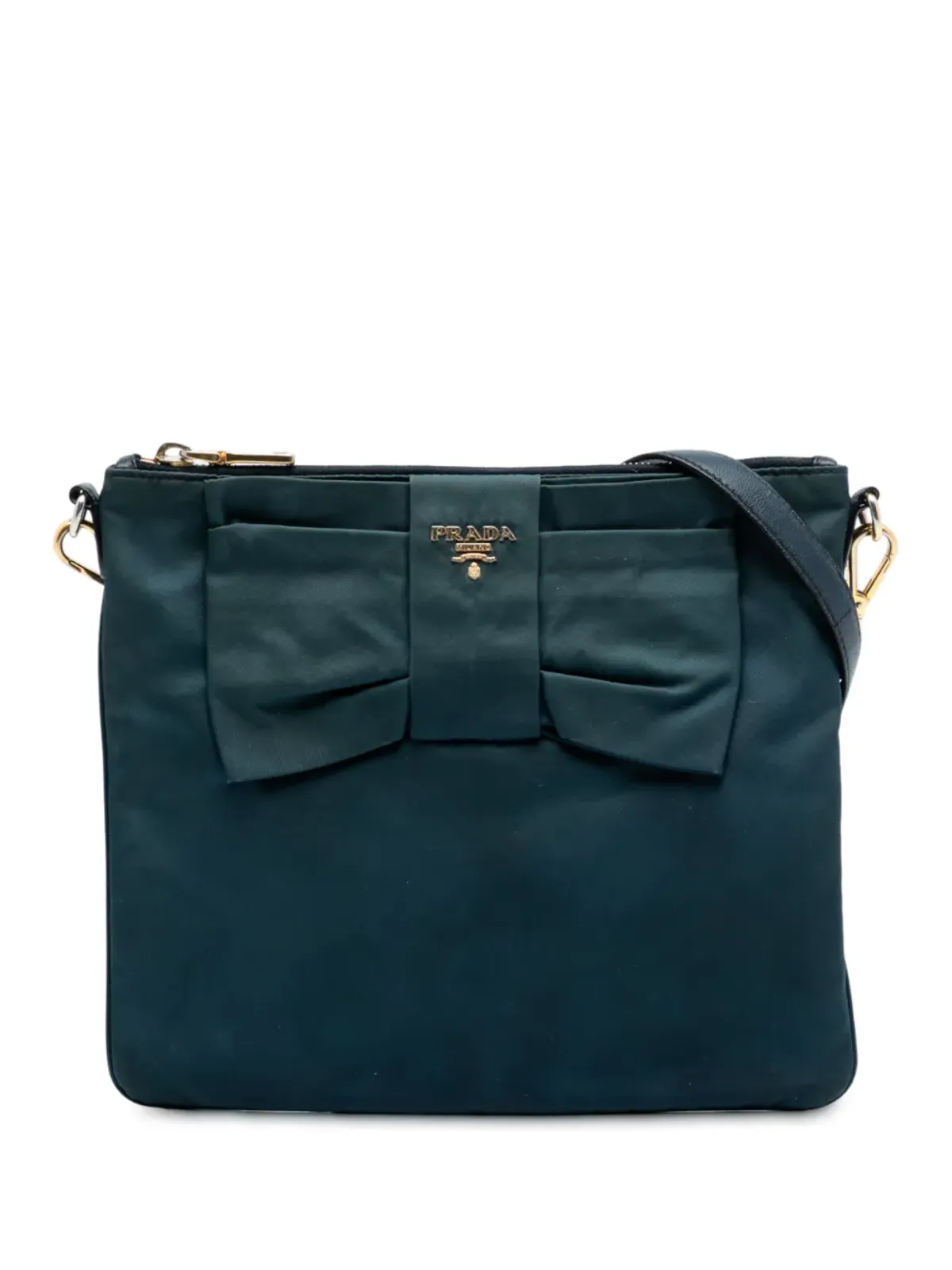 Prada Pre-Owned テソット Fiocco ボウ クロスボディバッグ - 画像1