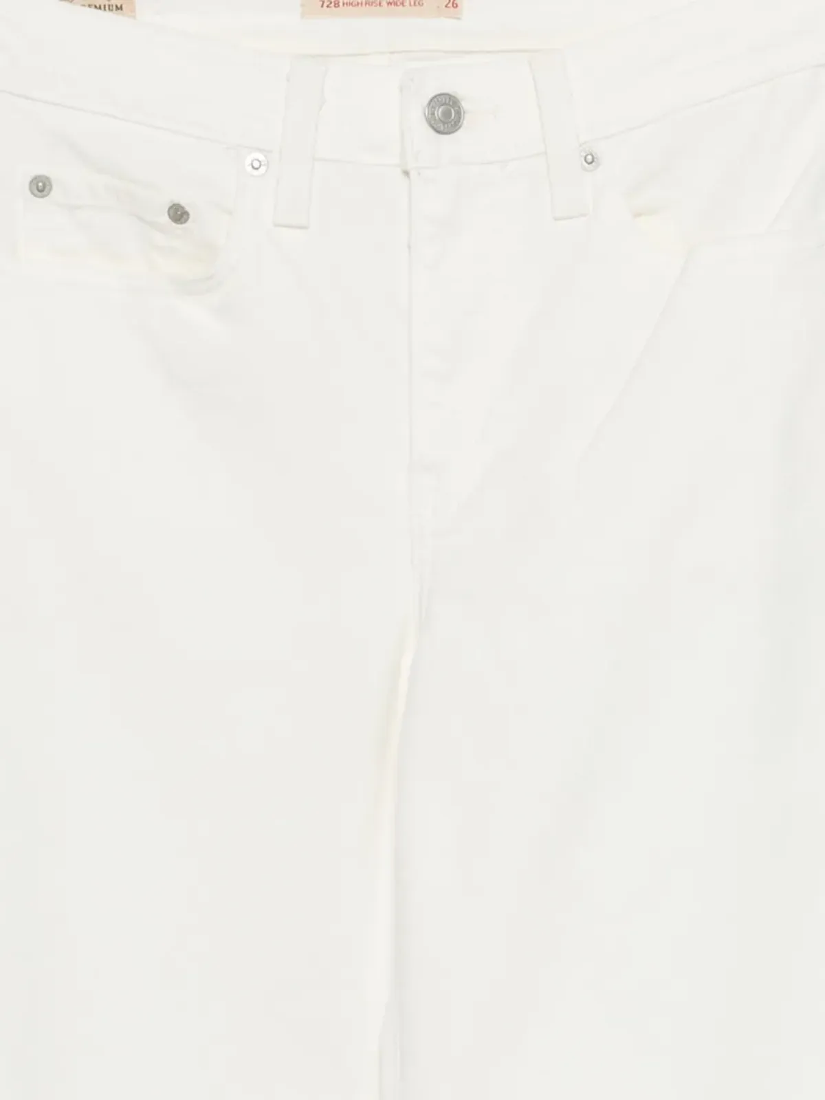 Levi's 728 ハイライズ ワイドレッグ デニムジーンズ - 画像3