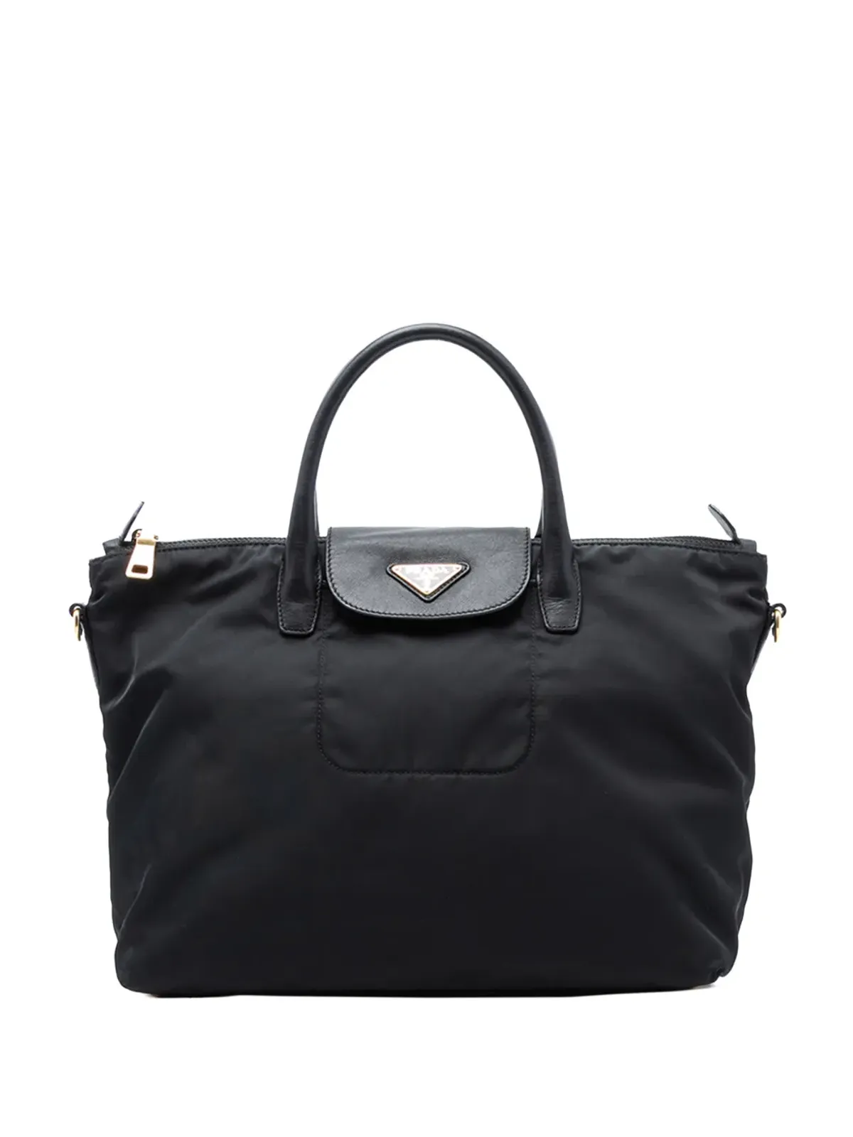 Prada Pre-Owned サフィアーノ トリム テソート サッチェル - 画像1