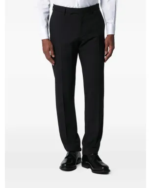 Lardini シングルブレスト プレスドクレース スーツ - ブラック - サムネイル1