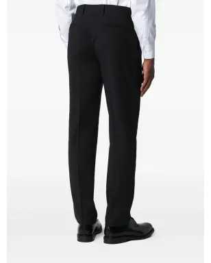 Lardini シングルブレスト プレスドクレース スーツ - ブラック - サムネイル5