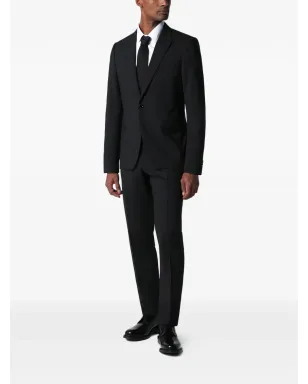 Lardini シングルブレスト プレスドクレース スーツ - ブラック - サムネイル3