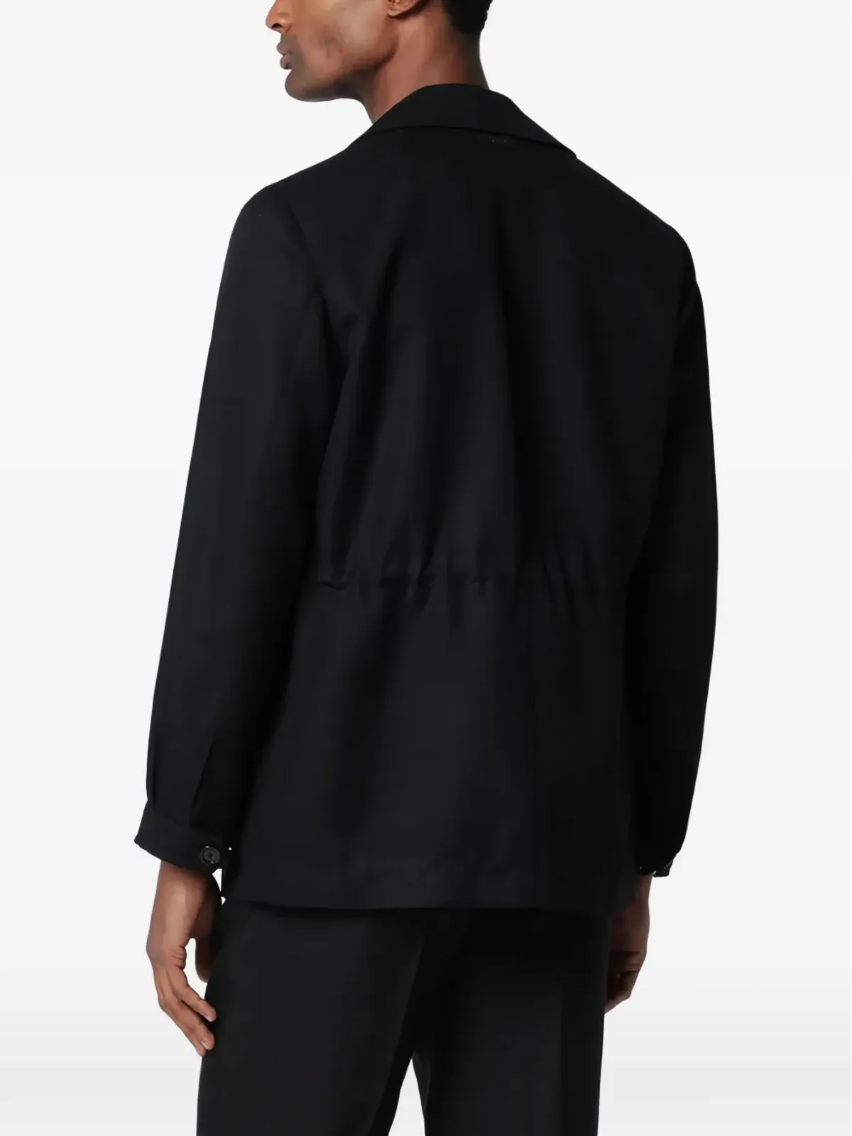 Lardini フラップポケットシャツジャケット - 画像3