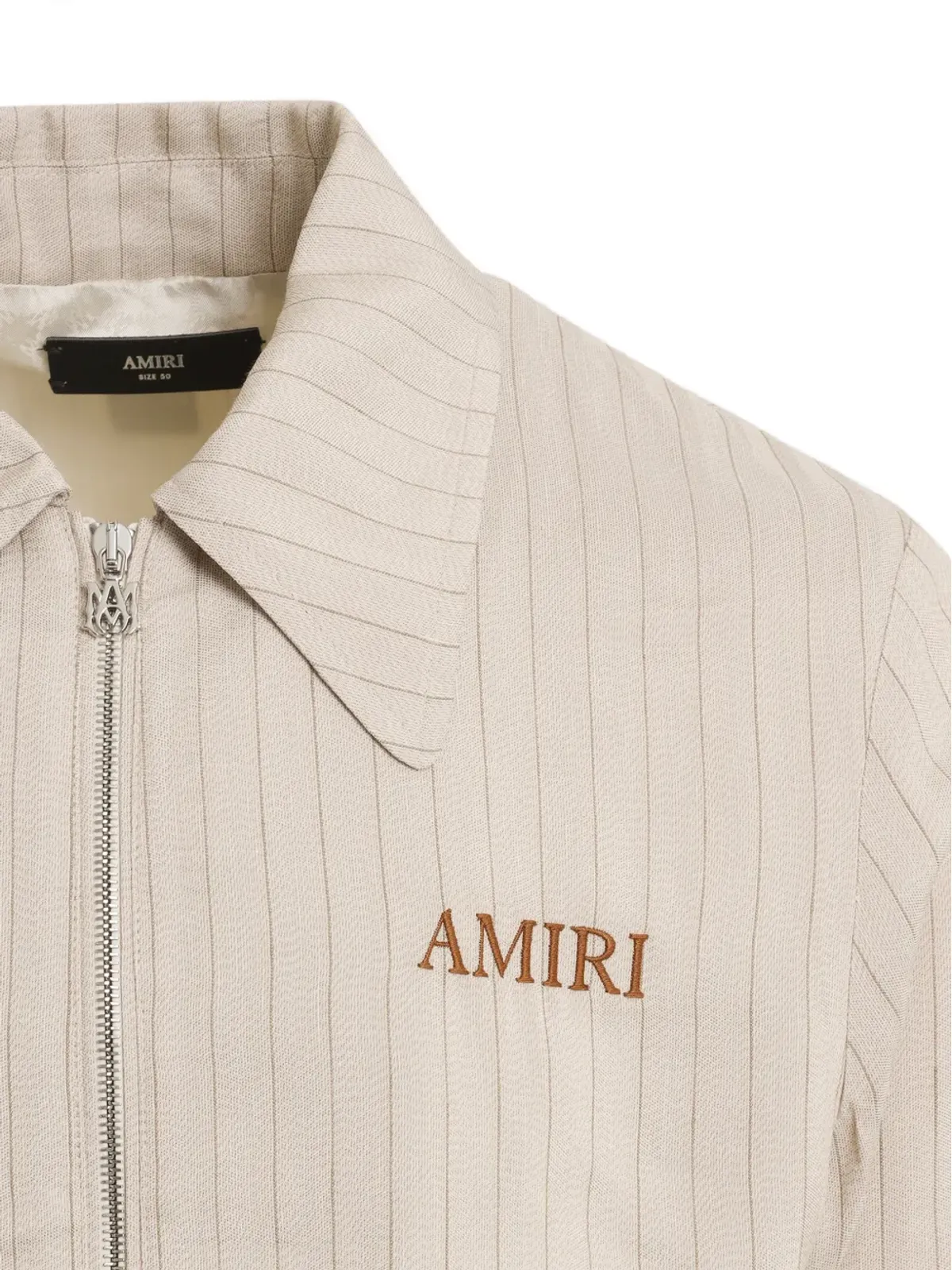 AMIRI ストライプ柄ジップアップジャケット - 画像3