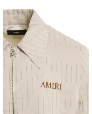 AMIRI ストライプ柄ジップアップジャケット - サムネイル3