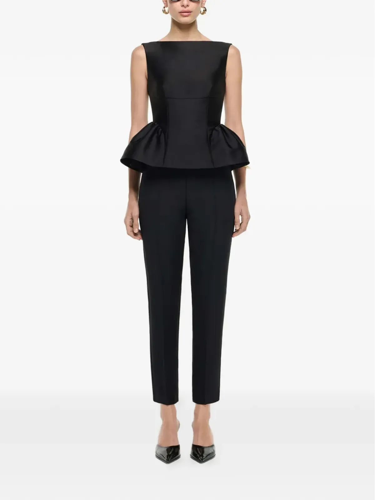 Roland Mouret サイドジップ付きスキニートラウザー - ブラック - 画像2