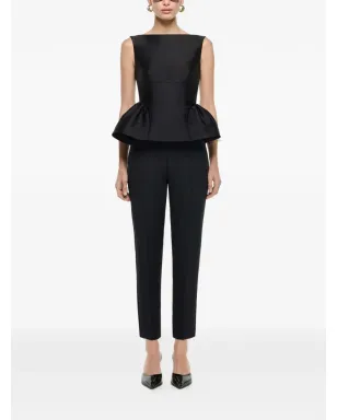 Roland Mouret サイドジップ付きスキニートラウザー - ブラック - サムネイル2