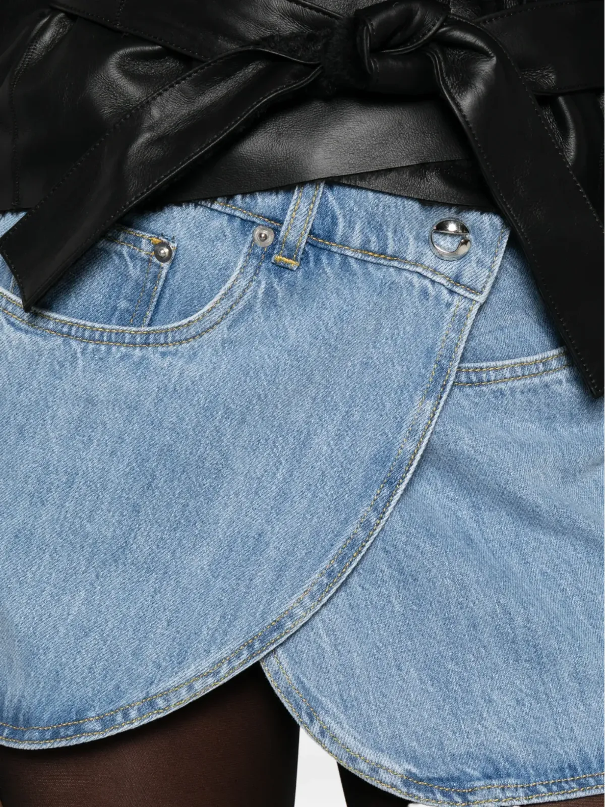 Coperni アシンメトリーデニムスカート - 画像5