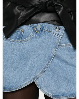 Coperni アシンメトリーデニムスカート - サムネイル5