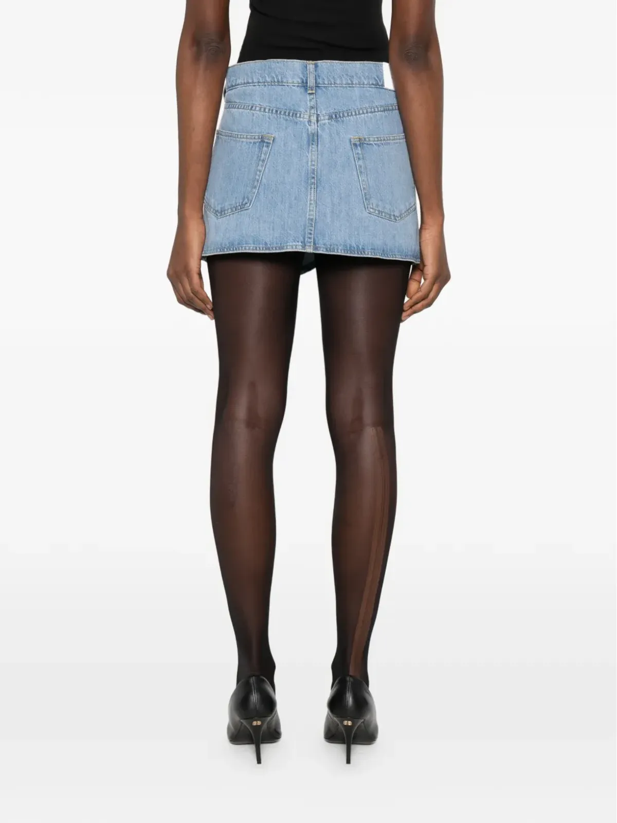 Coperni アシンメトリーデニムスカート - 画像4