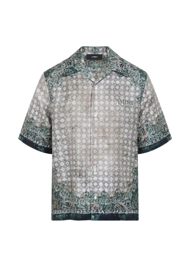 AMIRI AMIRI パターン柄シルクシャツの商品画像