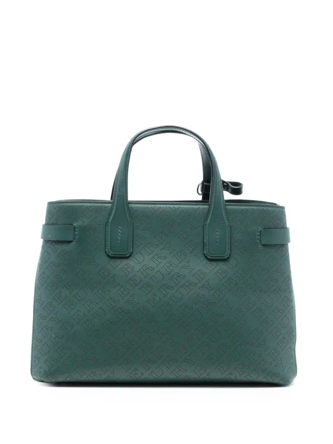 Burberry Pre-Owned Burberry Pre-Owned パンチングレザー バナー・サッチェルの商品画像