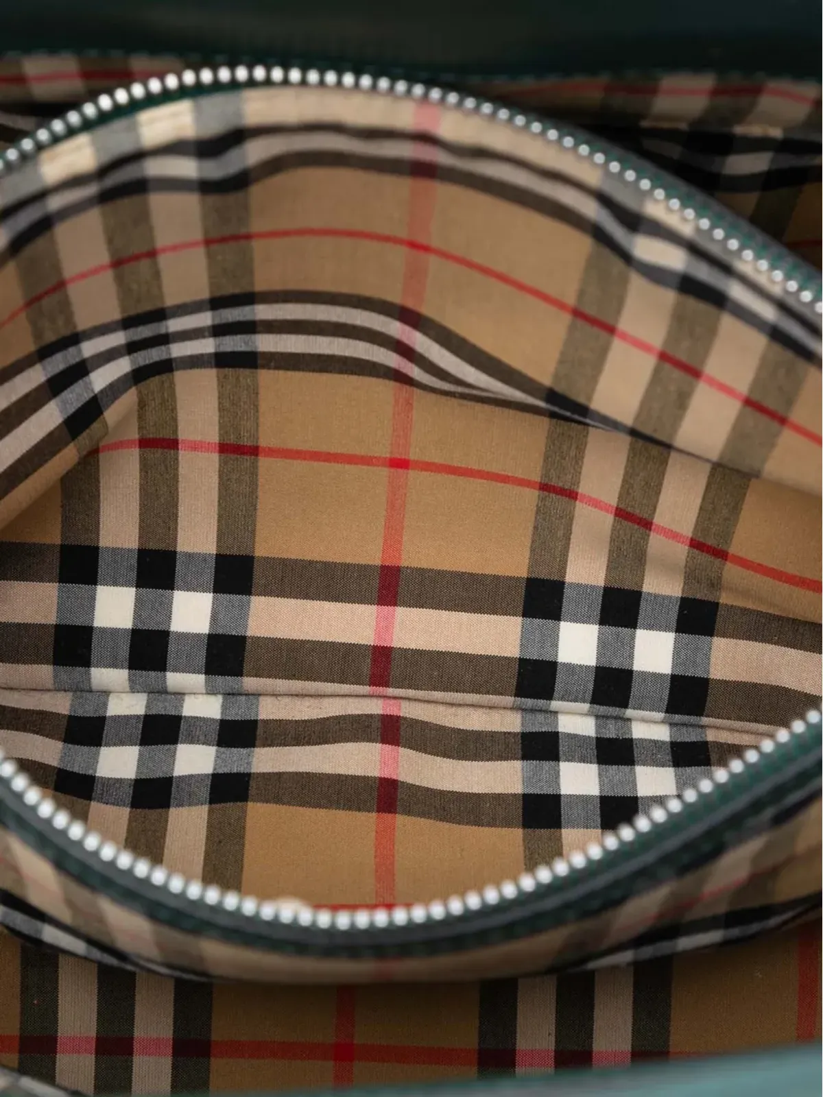 Burberry Pre-Owned パンチングレザー バナー・サッチェル - 画像5