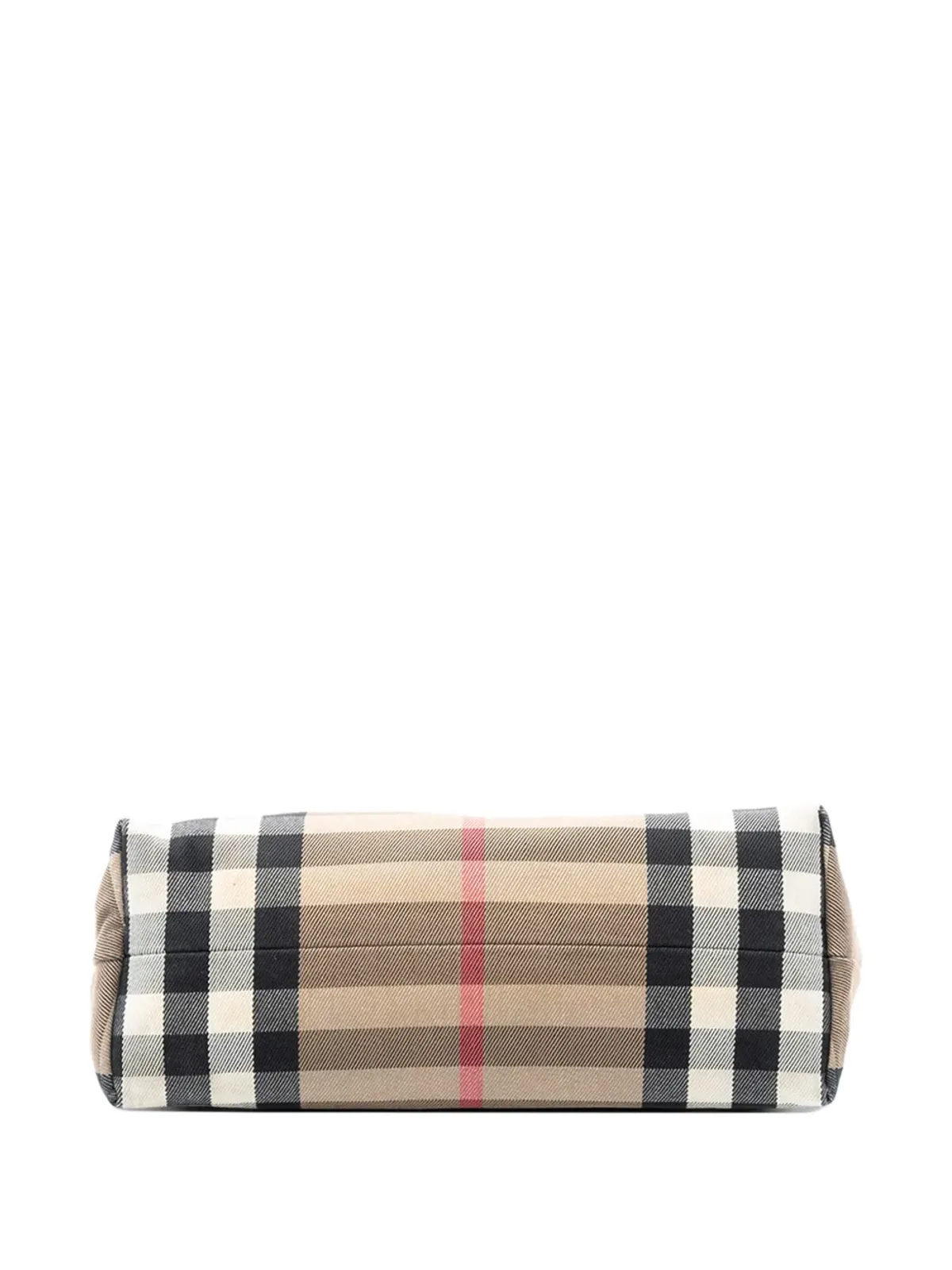 Burberry Pre-Owned ハウスチェック キャンバスとレザー クロスボディバッグ - 画像4