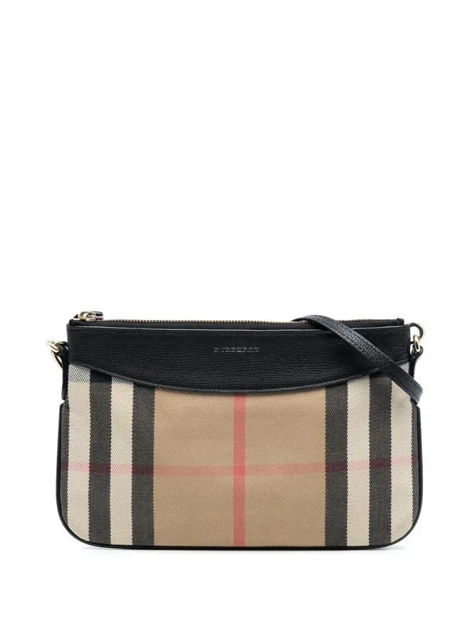 Burberry Pre-Owned Burberry Pre-Owned ハウスチェック キャンバス ペイトン クロスボディバッグの商品画像
