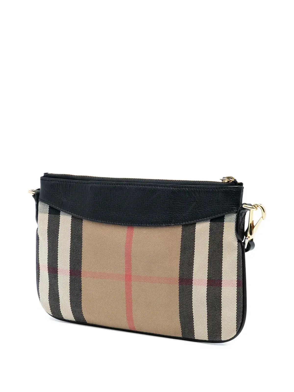 Burberry Pre-Owned ハウスチェック キャンバス ペイトン クロスボディバッグ - 画像3