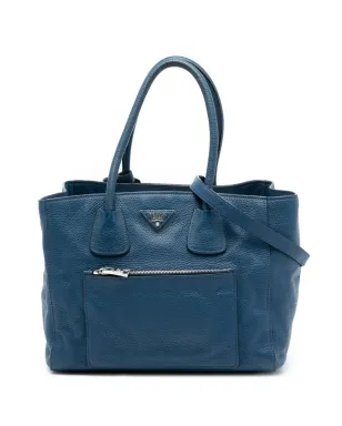 Prada Pre-Owned Vitello Daino 前ポケット付きオープン・コンバーチブル・トートサッチェル - サムネイル1