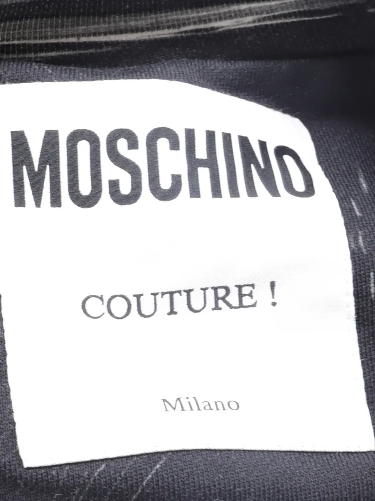 Moschino Pre-Owned クチュール ロゴ ペイント スウェットシャツ - ブラック - 画像5