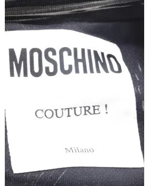 Moschino Pre-Owned クチュール ロゴ ペイント スウェットシャツ - ブラック - サムネイル5