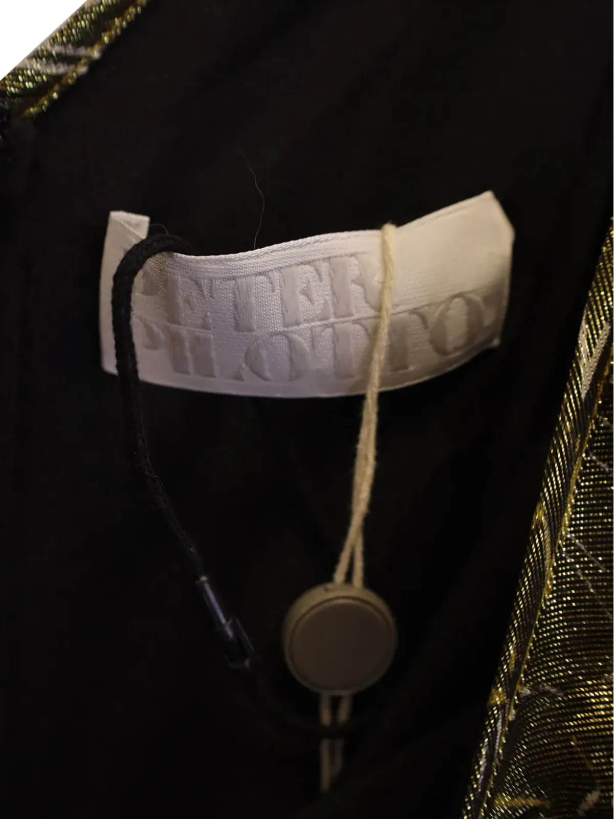 Peter Pilotto V-neckフリルドレス - ゴールド - 画像3