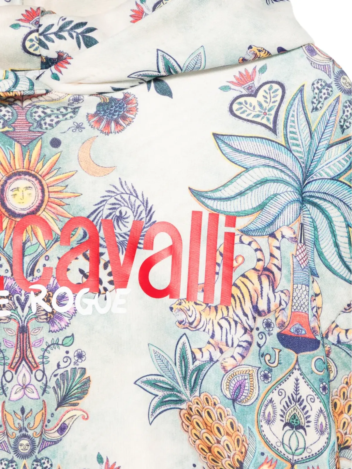 Roberto Cavalli Junior グラフィックプリントフーディ - 画像3