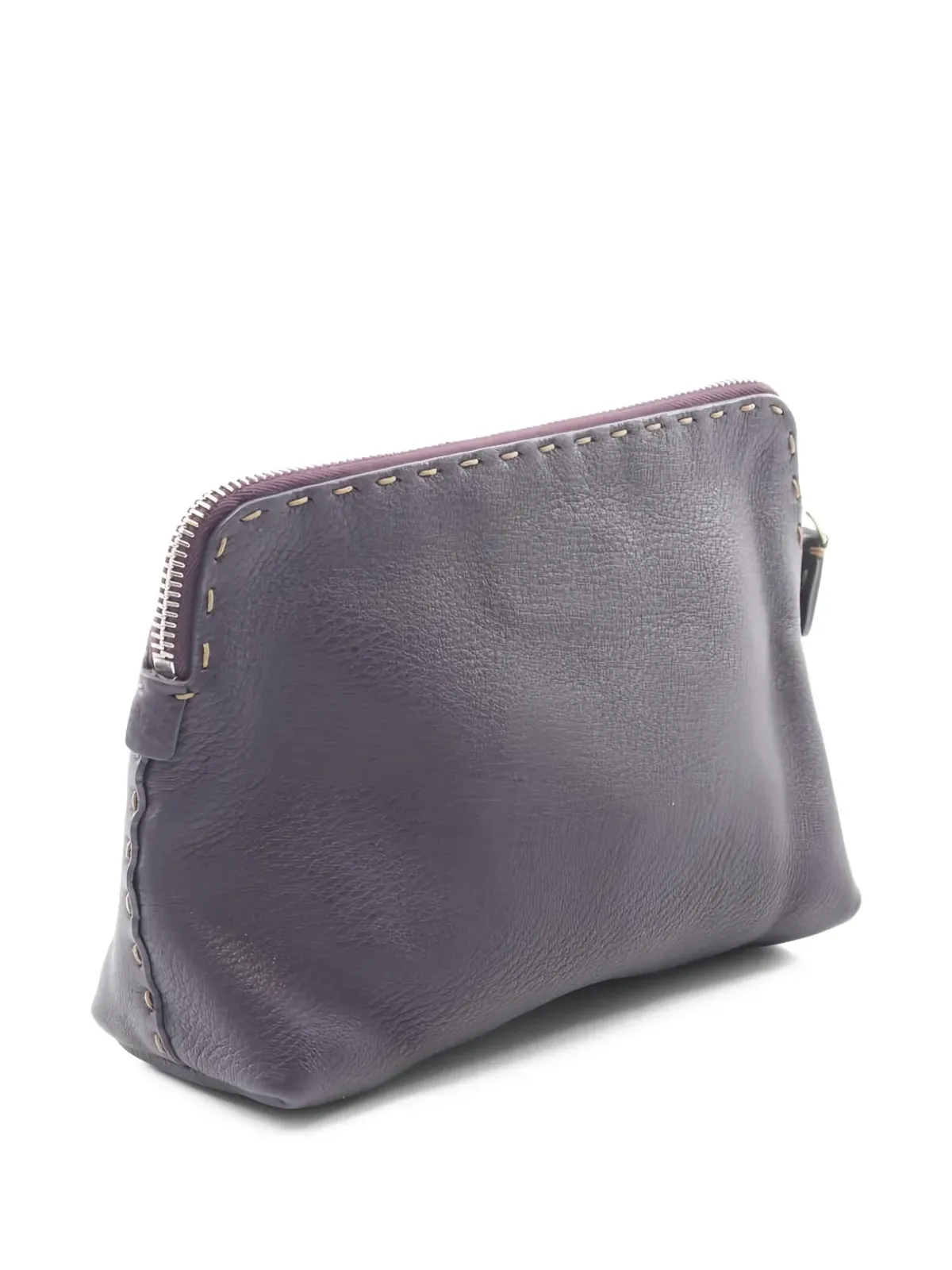 Fendi ビンテージ セレリア レザーポーチ 00s - パープル - 画像2