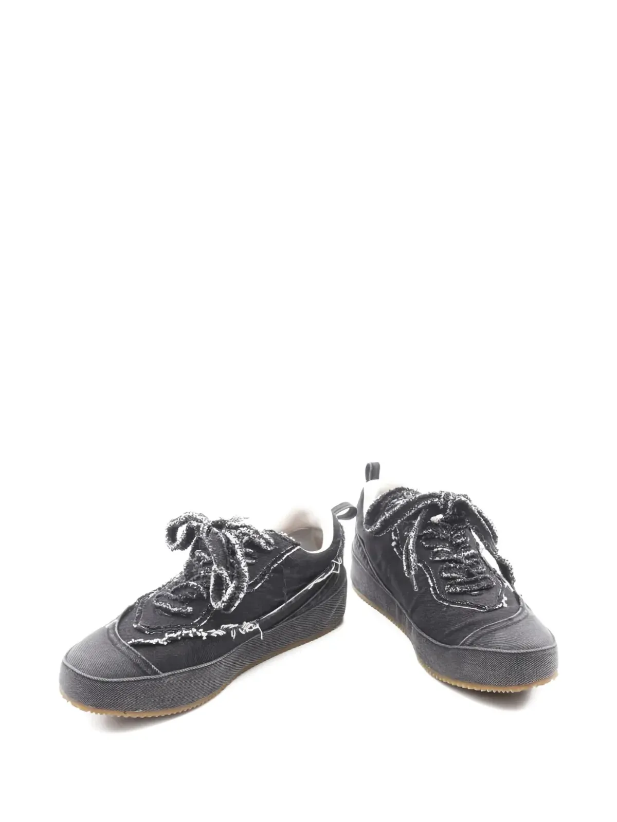Loewe ビンテージ 2010年代 解体デニムスニーカー - Grey - 画像4