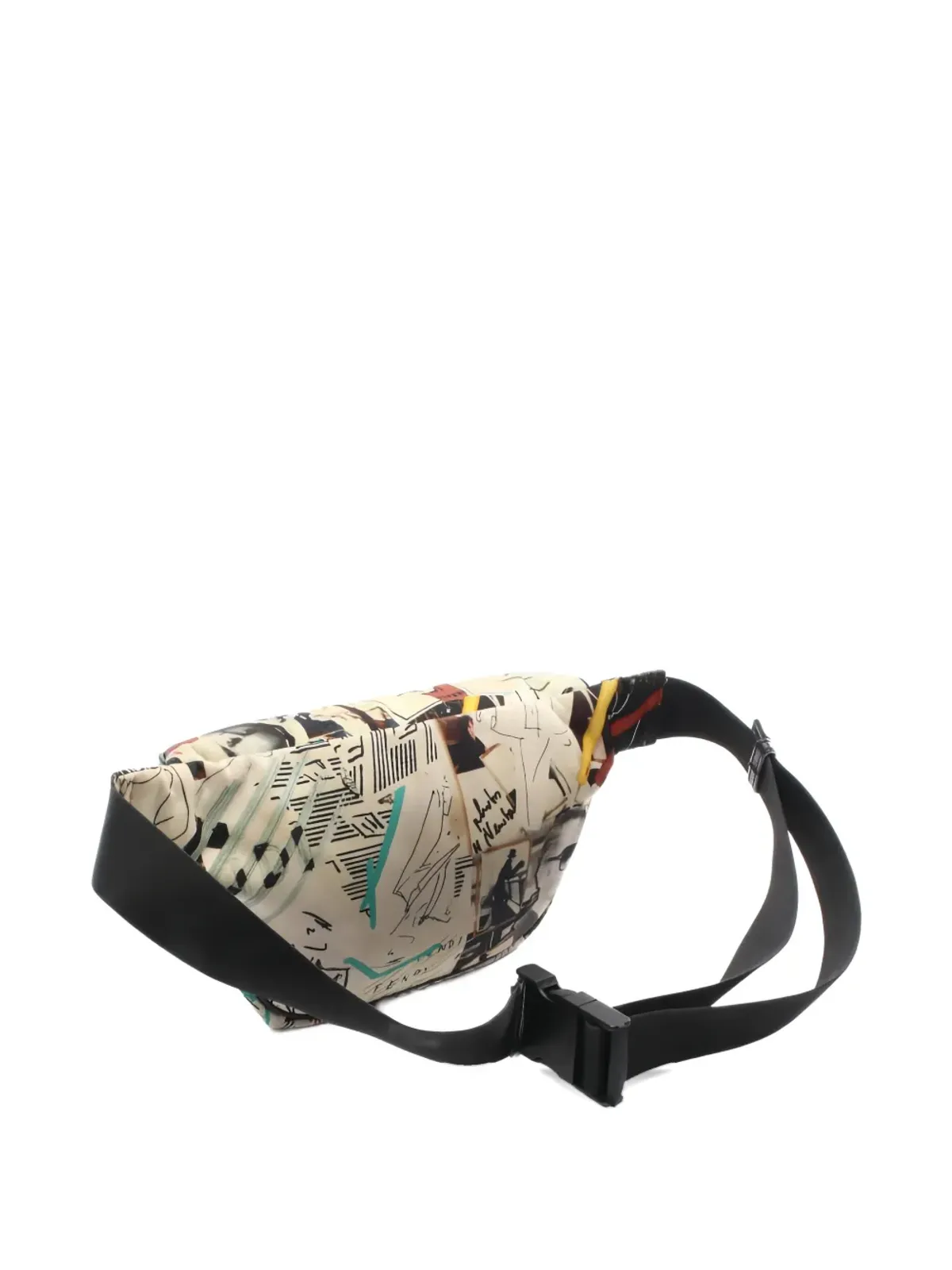 Fendi Pre-Owned ボディバッグ 2000年代 コラージュ レザー - 画像2