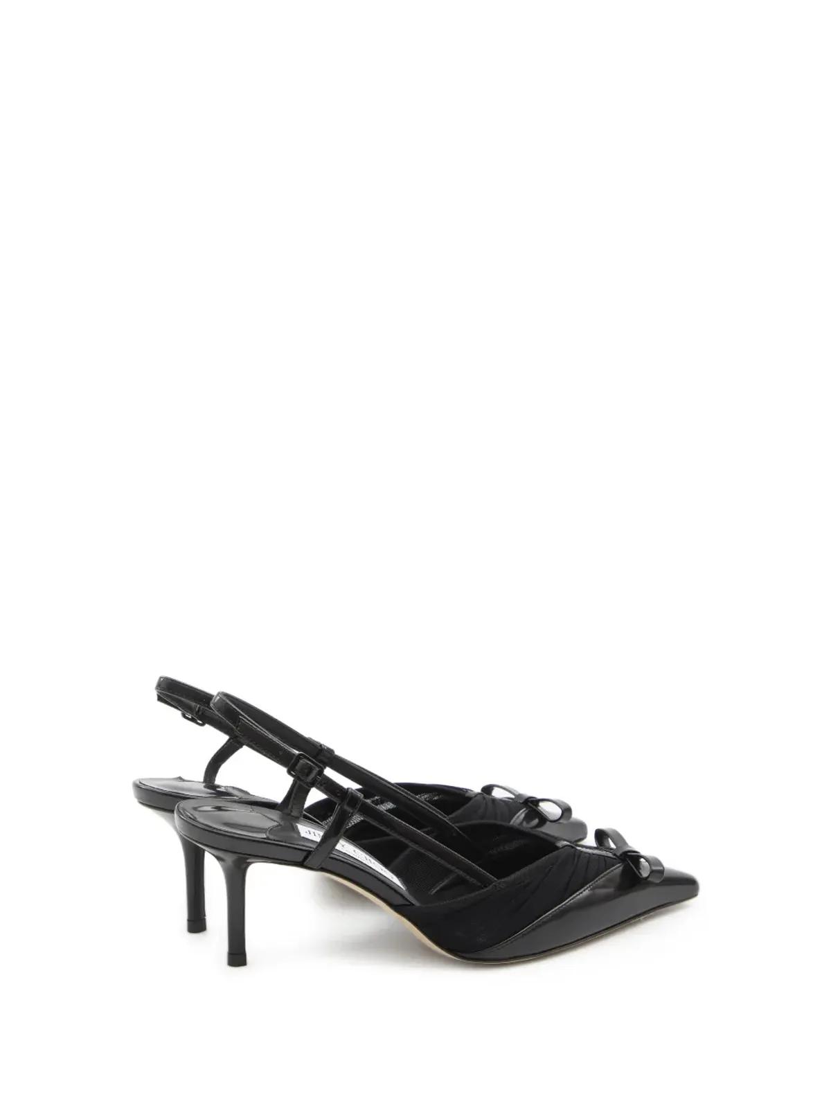 Jimmy Choo チュールボウ アフィア パンプス ブラック - 画像3