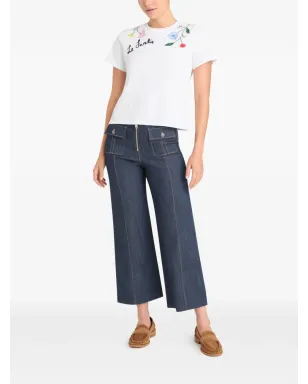 Cinq A Sept 3Dフローラル ヴァイン Tシャツ - サムネイル2