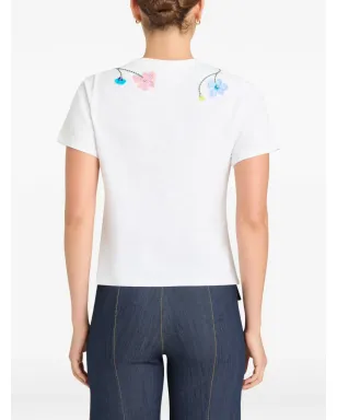 Cinq A Sept 3Dフローラル ヴァイン Tシャツ - サムネイル4