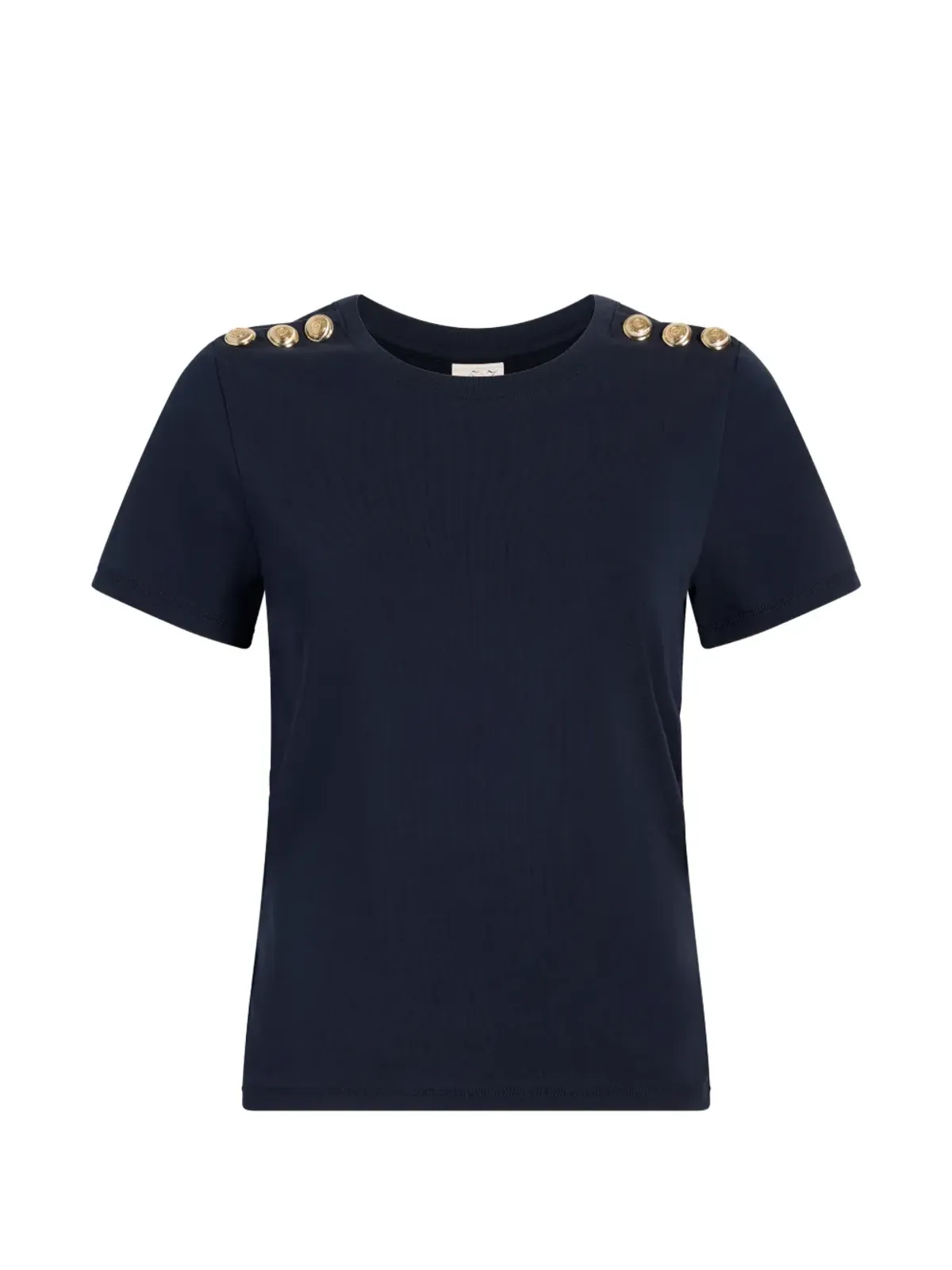 Cinq A Sept ジャスパー ボタンディテール Tシャツ - 画像1