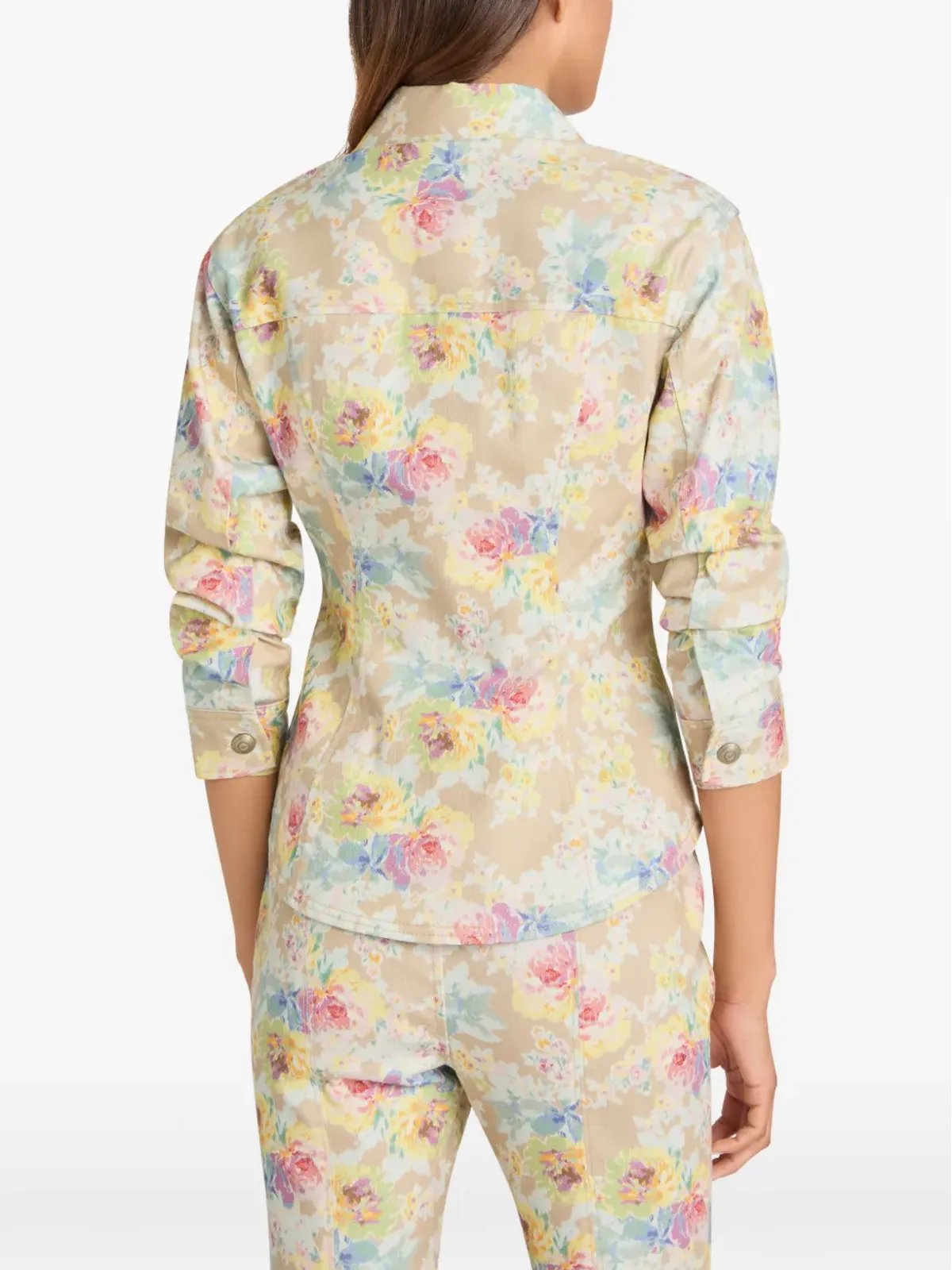Cinq A Sept Canyon Ikat Bouquet デニムジャケット - Neutrals - 画像5